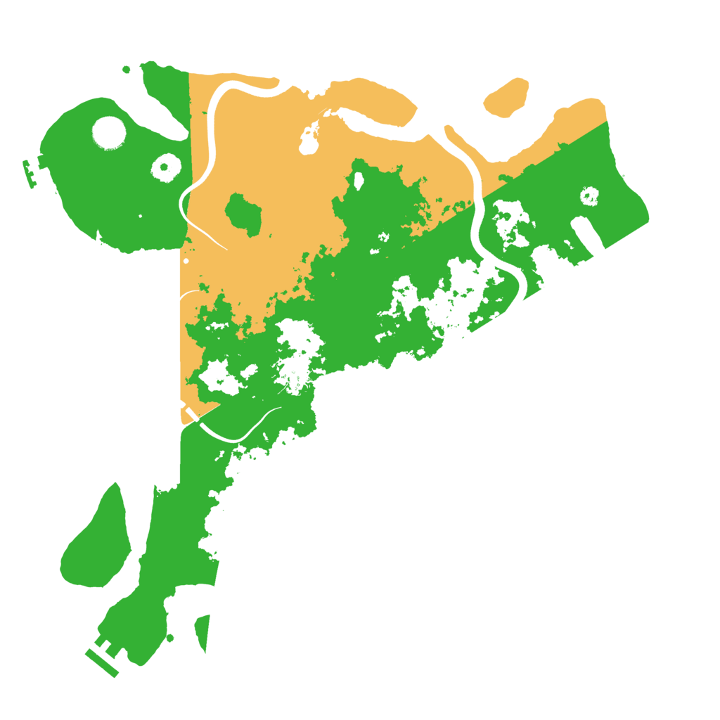 Biome Rust Map: Procedural Map, Size: 3800, Seed: 19058077