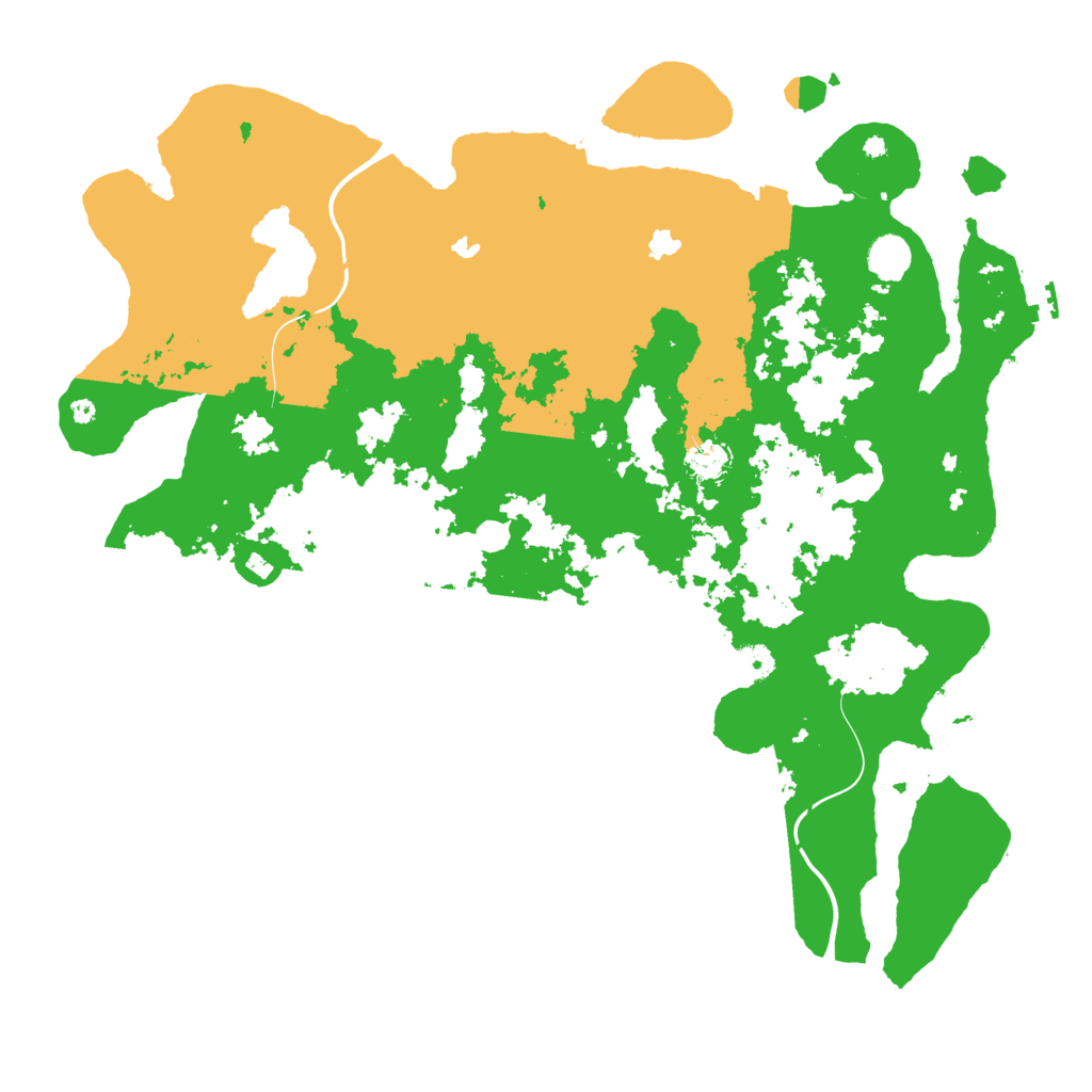 Biome Rust Map: Procedural Map, Size: 4500, Seed: 2122962778