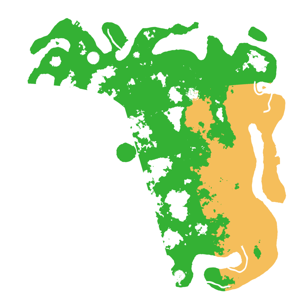 Biome Rust Map: Procedural Map, Size: 4400, Seed: 57439479