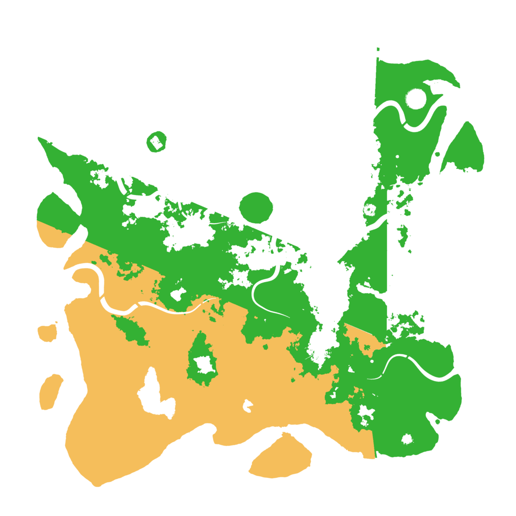 Biome Rust Map: Procedural Map, Size: 4400, Seed: 49517356