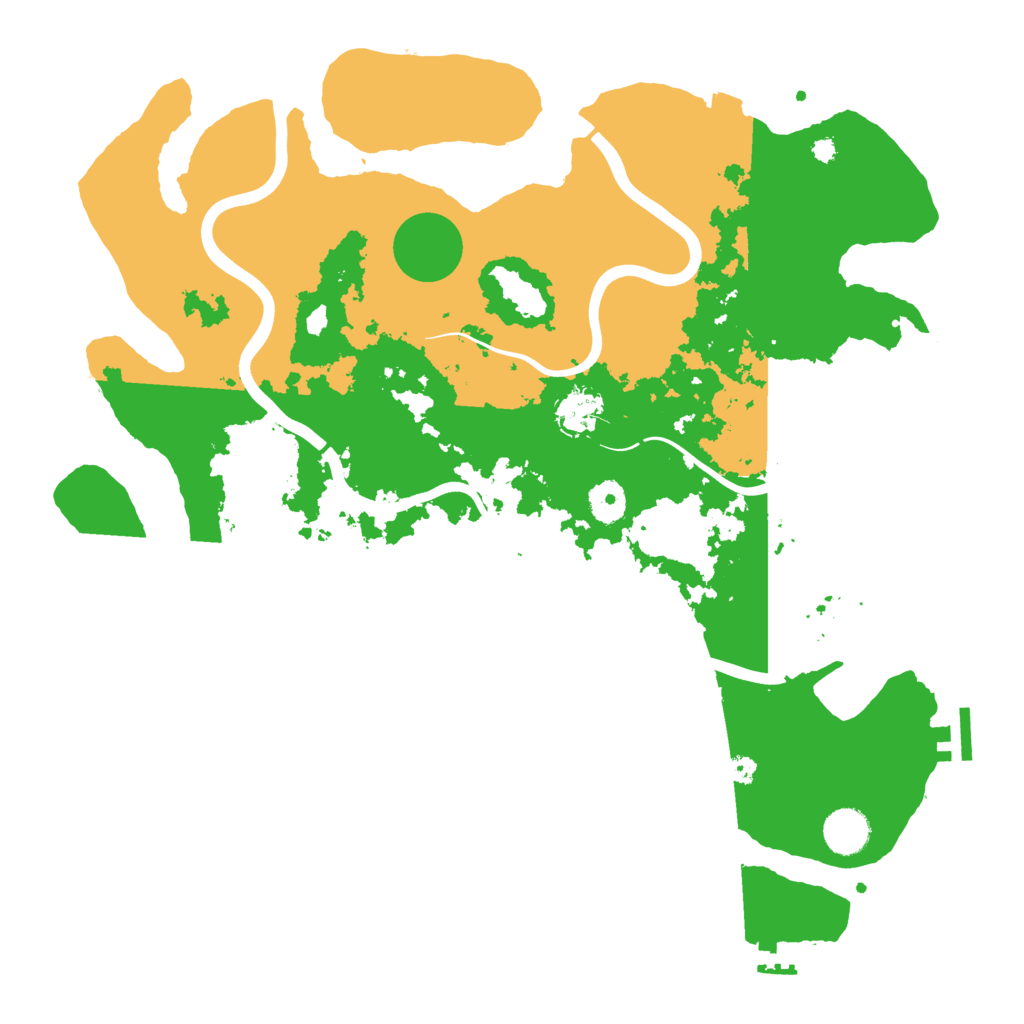 Biome Rust Map: Procedural Map, Size: 3900, Seed: 82029966