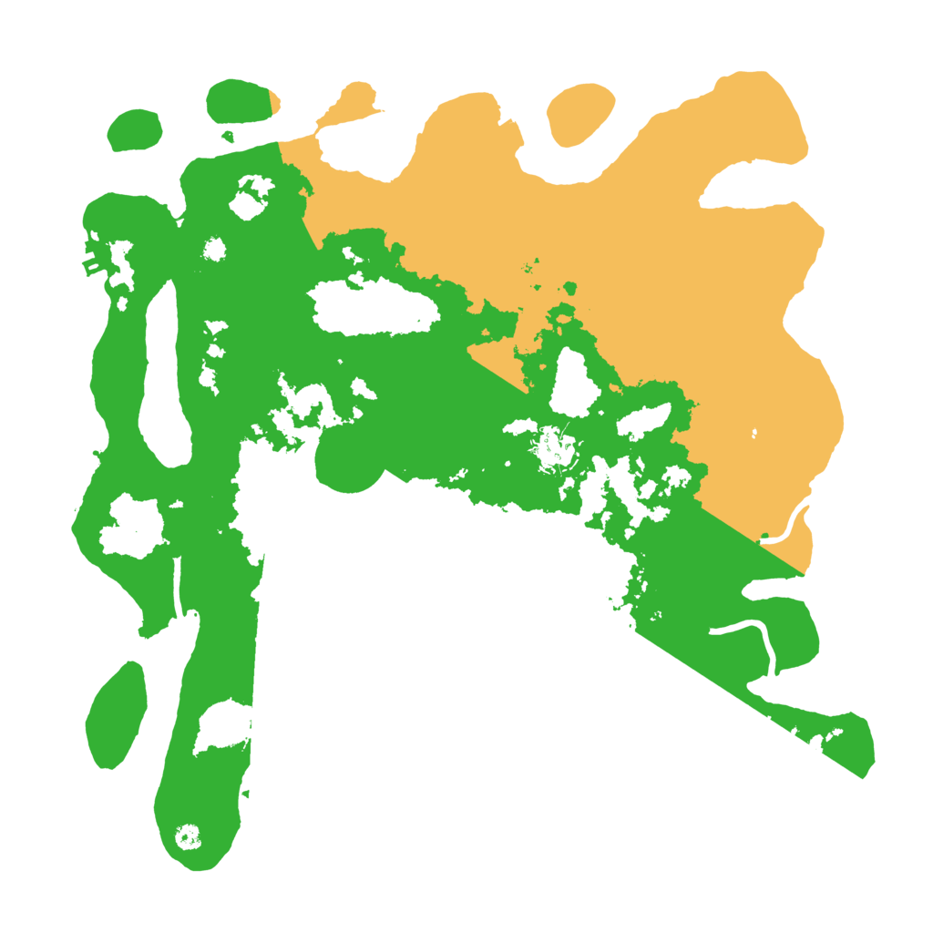 Biome Rust Map: Procedural Map, Size: 3700, Seed: 56113281