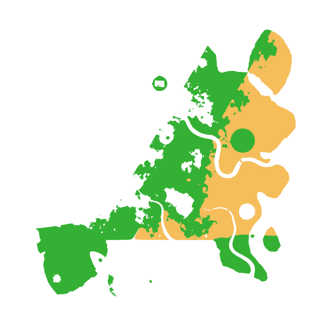 Biome Rust Map: Procedural Map, Size: 3500, Seed: 94408767