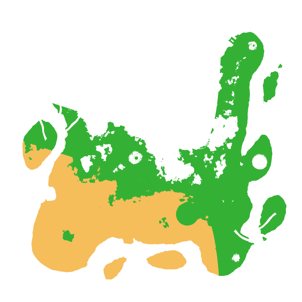 Biome Rust Map: Procedural Map, Size: 3550, Seed: 42260316