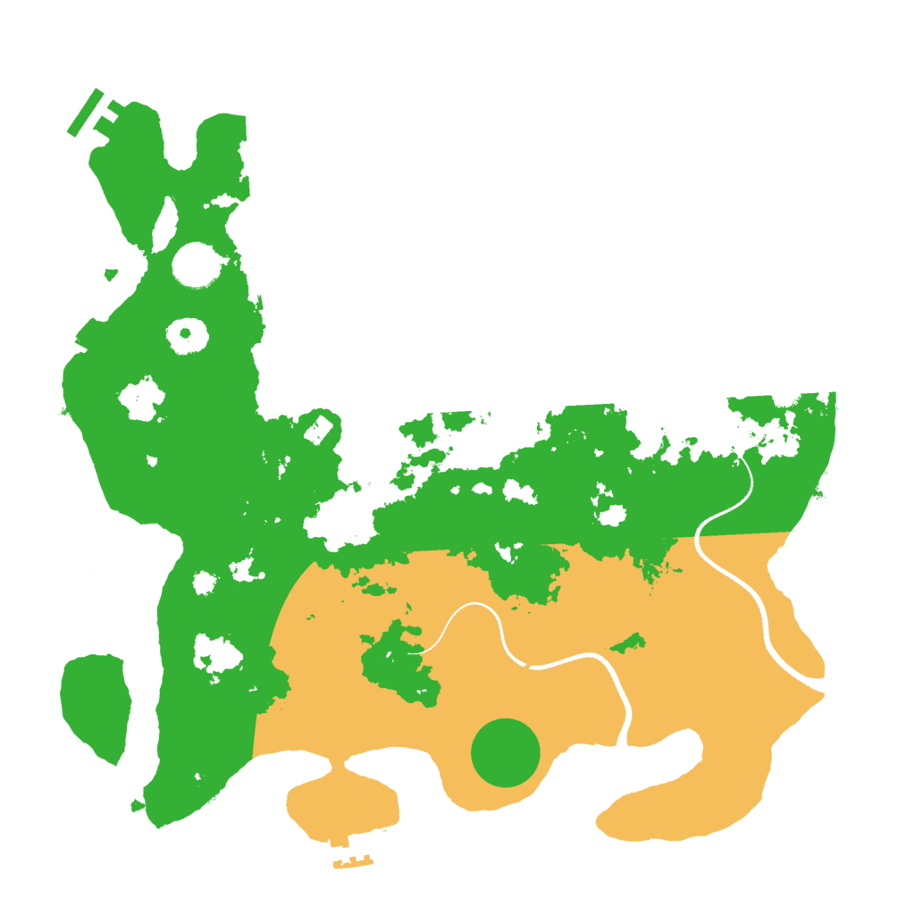 Biome Rust Map: Procedural Map, Size: 3500, Seed: 1018526900