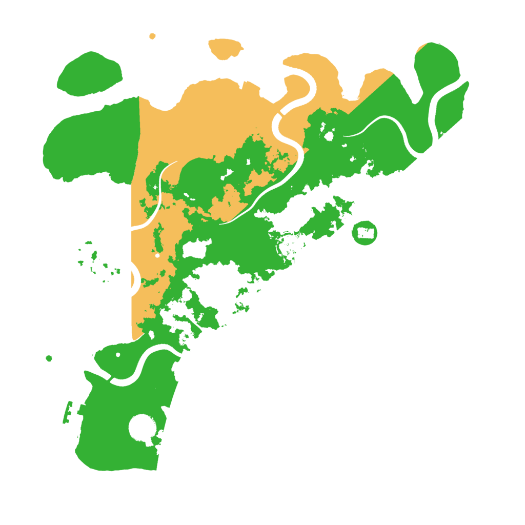 Biome Rust Map: Procedural Map, Size: 3450, Seed: 72946279