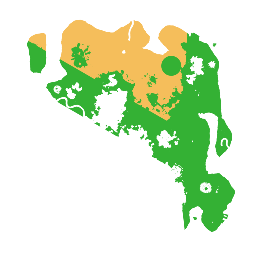 Biome Rust Map: Procedural Map, Size: 3400, Seed: 42347443