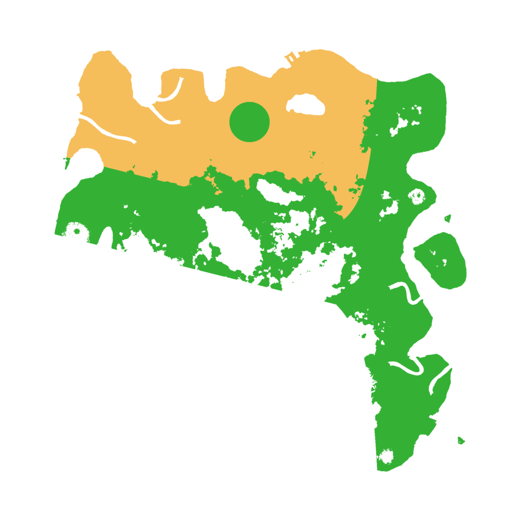 Biome Rust Map: Procedural Map, Size: 3400, Seed: 18106102