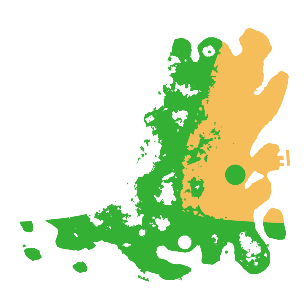 Biome Rust Map: Procedural Map, Size: 3950, Seed: 61076225