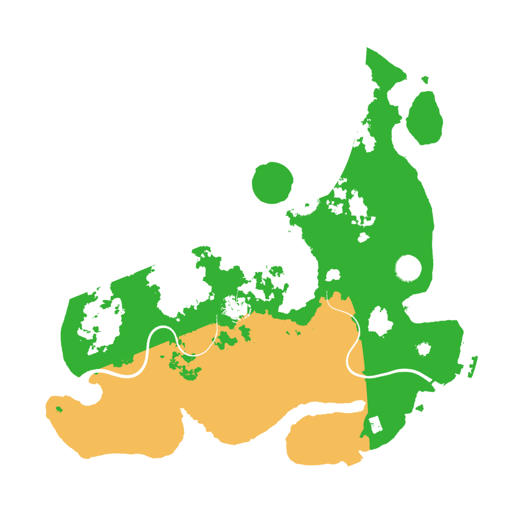 Biome Rust Map: Procedural Map, Size: 3400, Seed: 70819663