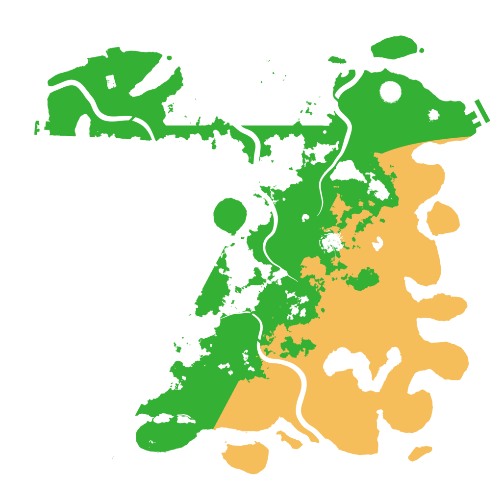 Biome Rust Map: Procedural Map, Size: 4100, Seed: 10509429