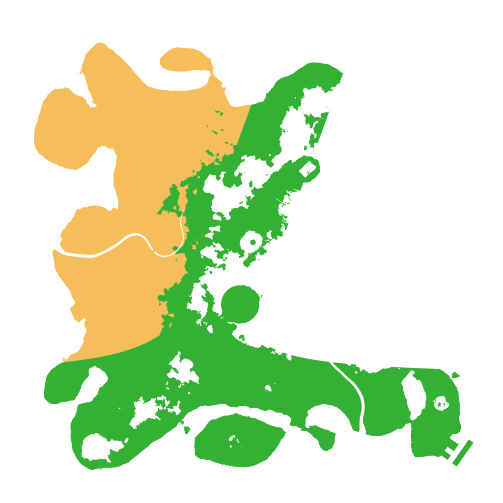 Biome Rust Map: Procedural Map, Size: 3500, Seed: 2067505643