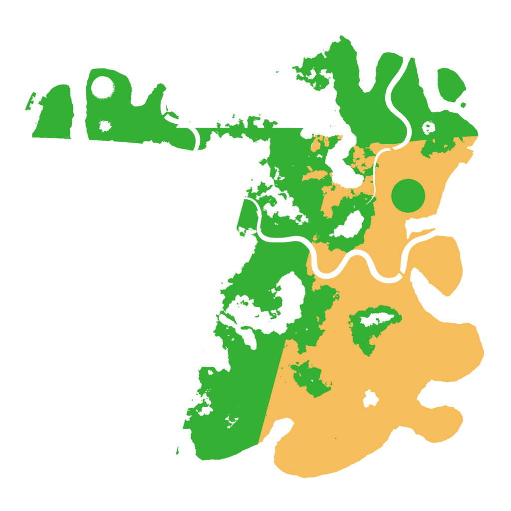 Biome Rust Map: Procedural Map, Size: 4000, Seed: 70525350