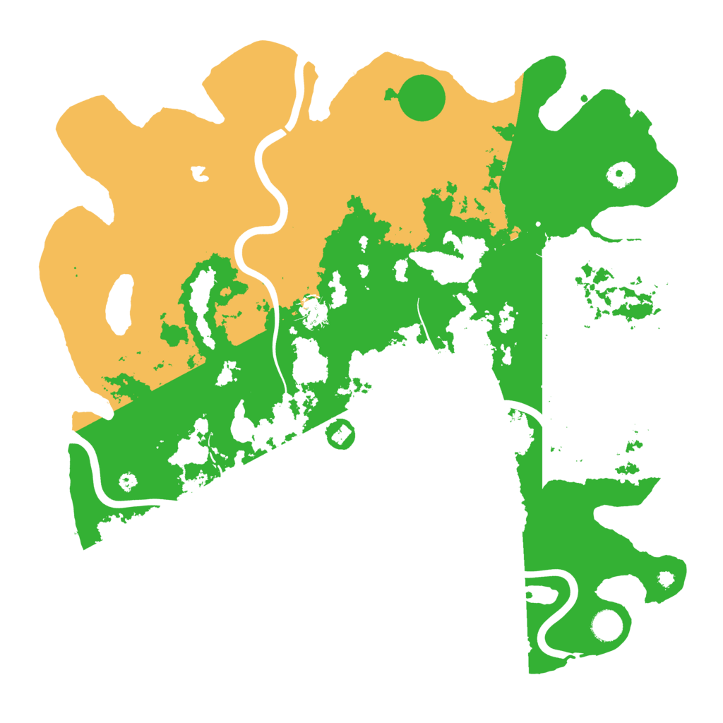 Biome Rust Map: Procedural Map, Size: 4100, Seed: 92265544
