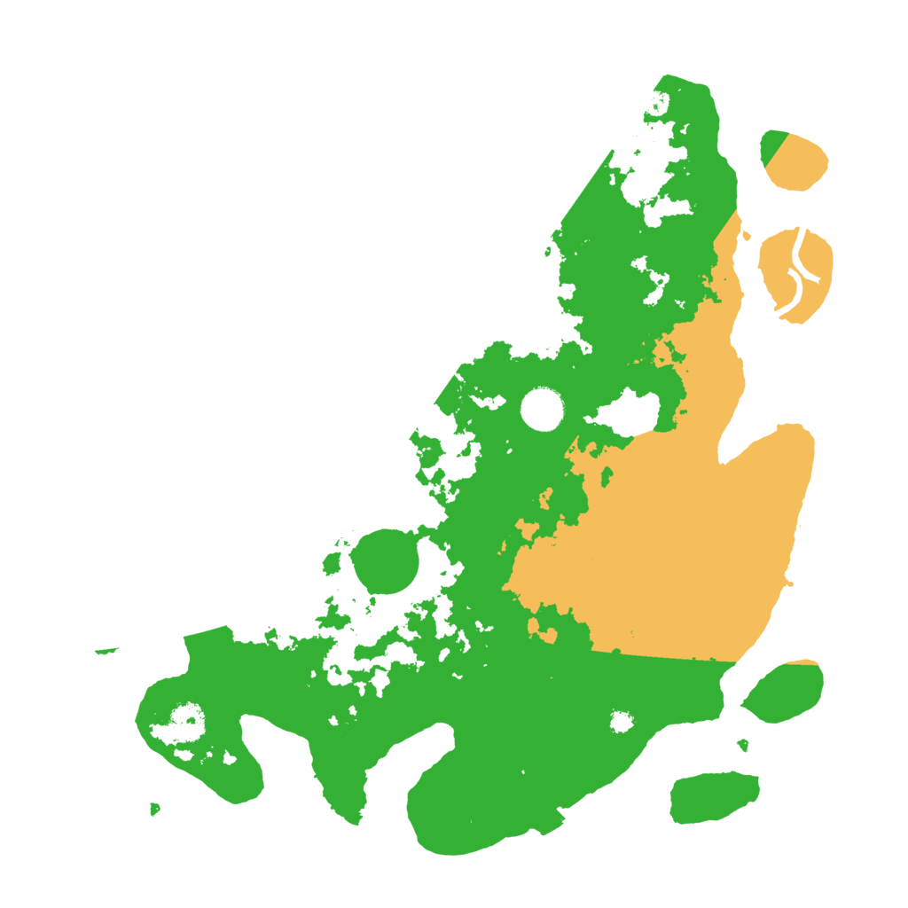 Biome Rust Map: Procedural Map, Size: 3700, Seed: 25194918