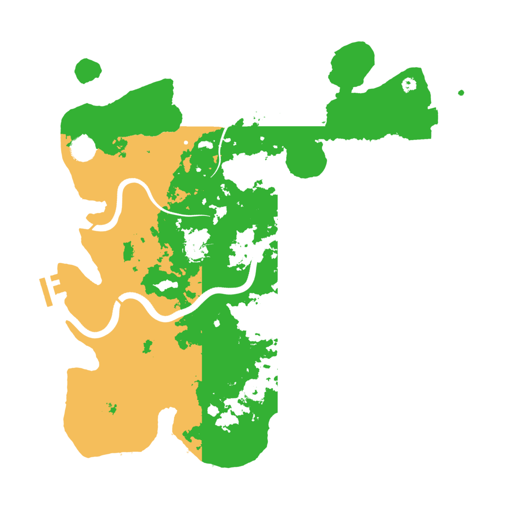 Biome Rust Map: Procedural Map, Size: 3500, Seed: 1922714981