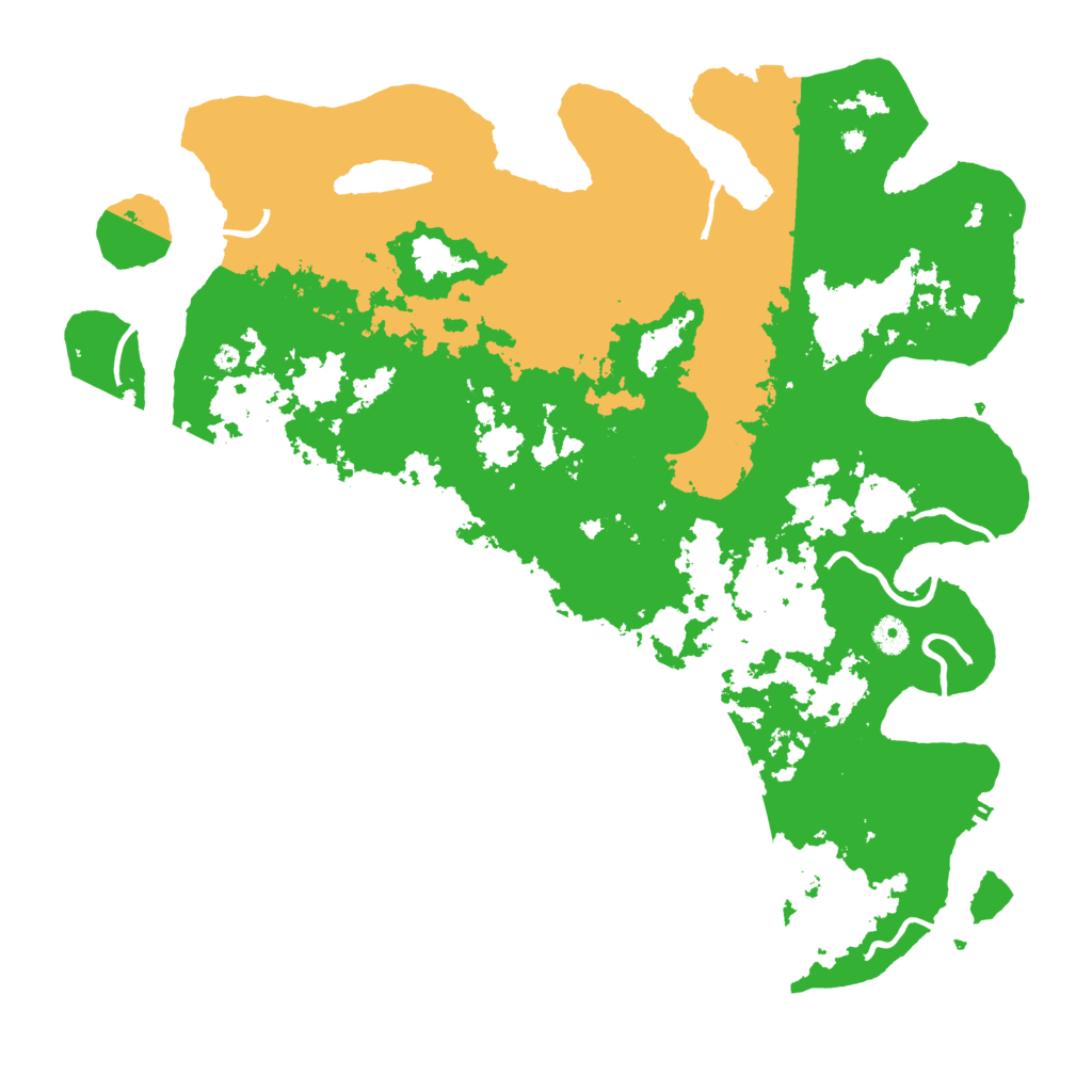 Biome Rust Map: Procedural Map, Size: 4500, Seed: 1784391519