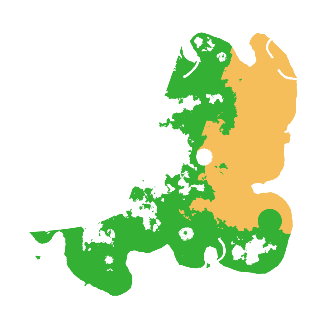 Biome Rust Map: Procedural Map, Size: 3500, Seed: 84913923