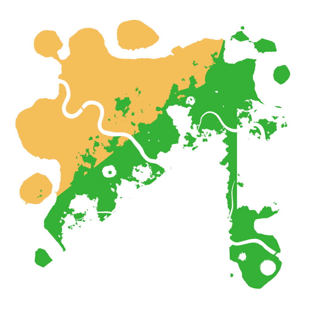 Biome Rust Map: Procedural Map, Size: 3600, Seed: 63026985
