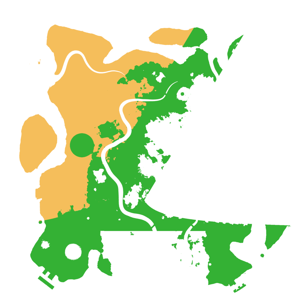 Biome Rust Map: Procedural Map, Size: 3400, Seed: 90664263