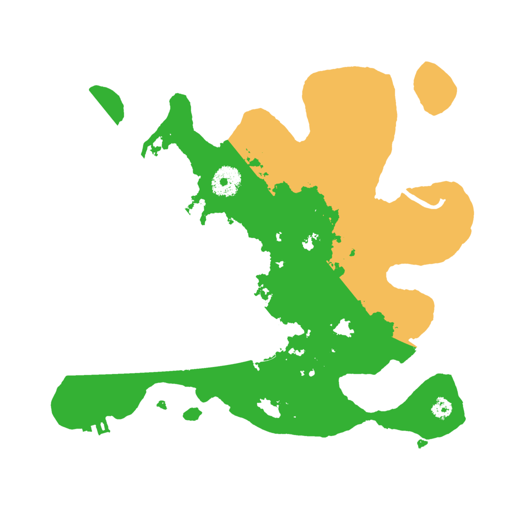 Biome Rust Map: Procedural Map, Size: 2600, Seed: 448