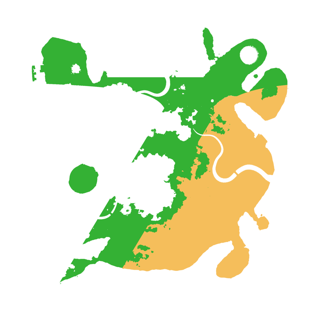 Biome Rust Map: Procedural Map, Size: 3000, Seed: 519396275