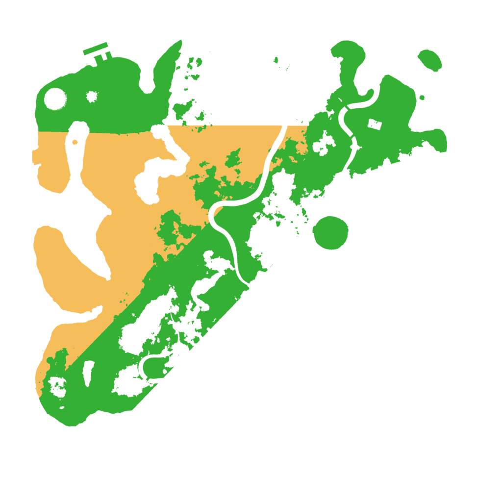 Biome Rust Map: Procedural Map, Size: 4000, Seed: 3133