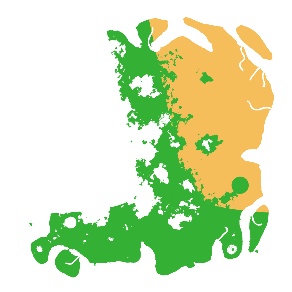 Biome Rust Map: Procedural Map, Size: 4500, Seed: 864899313