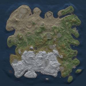 Thumbnail Rust Map: Procedural Map, Size: 4250, Seed: 1932103698, 19 Monuments