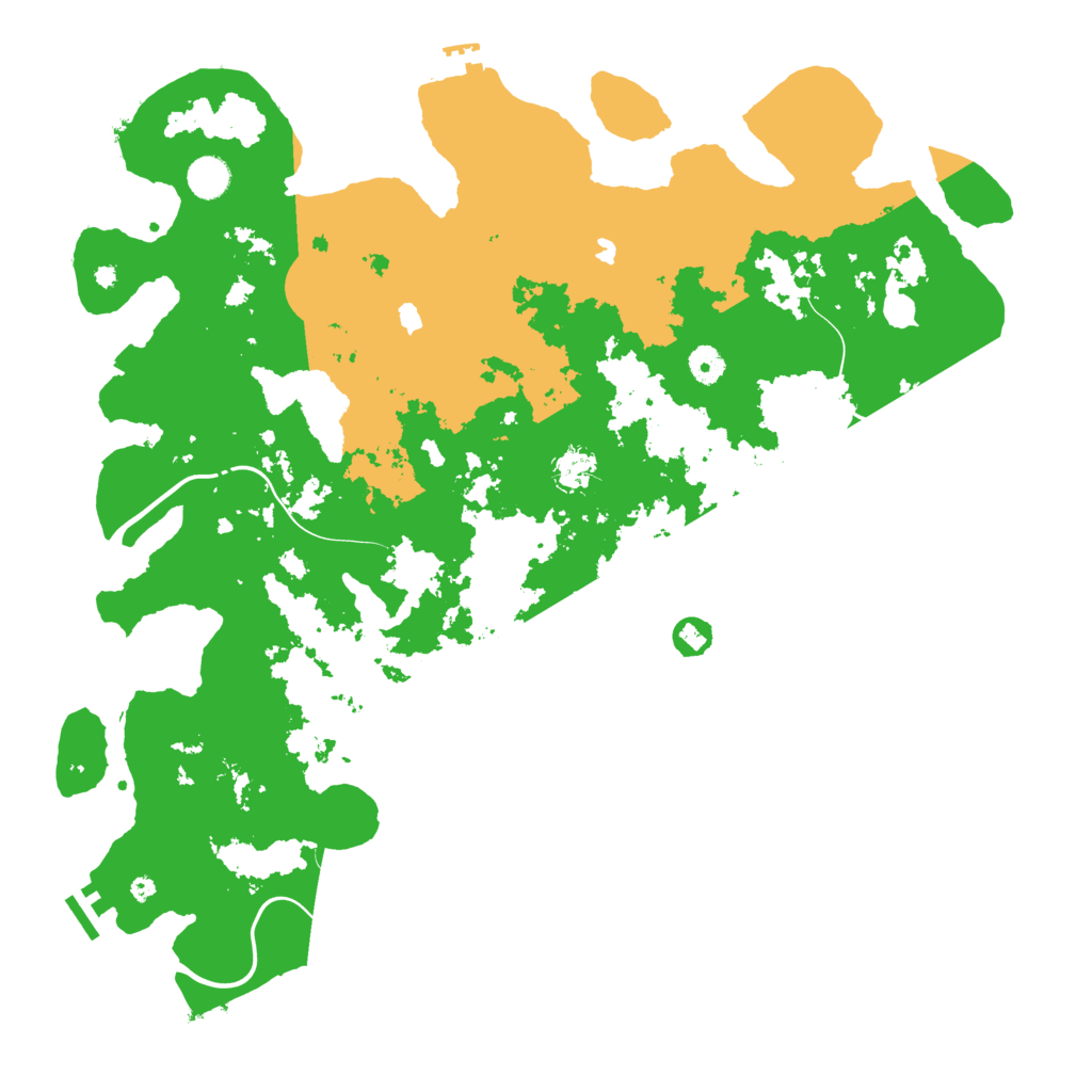 Biome Rust Map: Procedural Map, Size: 4500, Seed: 571286693