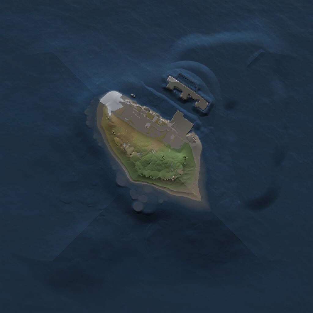 Rust Map: Procedural Map, Size: 1000, Seed: 875478978, 2 Monuments