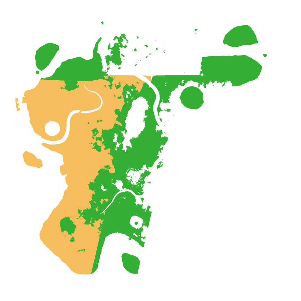 Biome Rust Map: Procedural Map, Size: 3550, Seed: 94489166