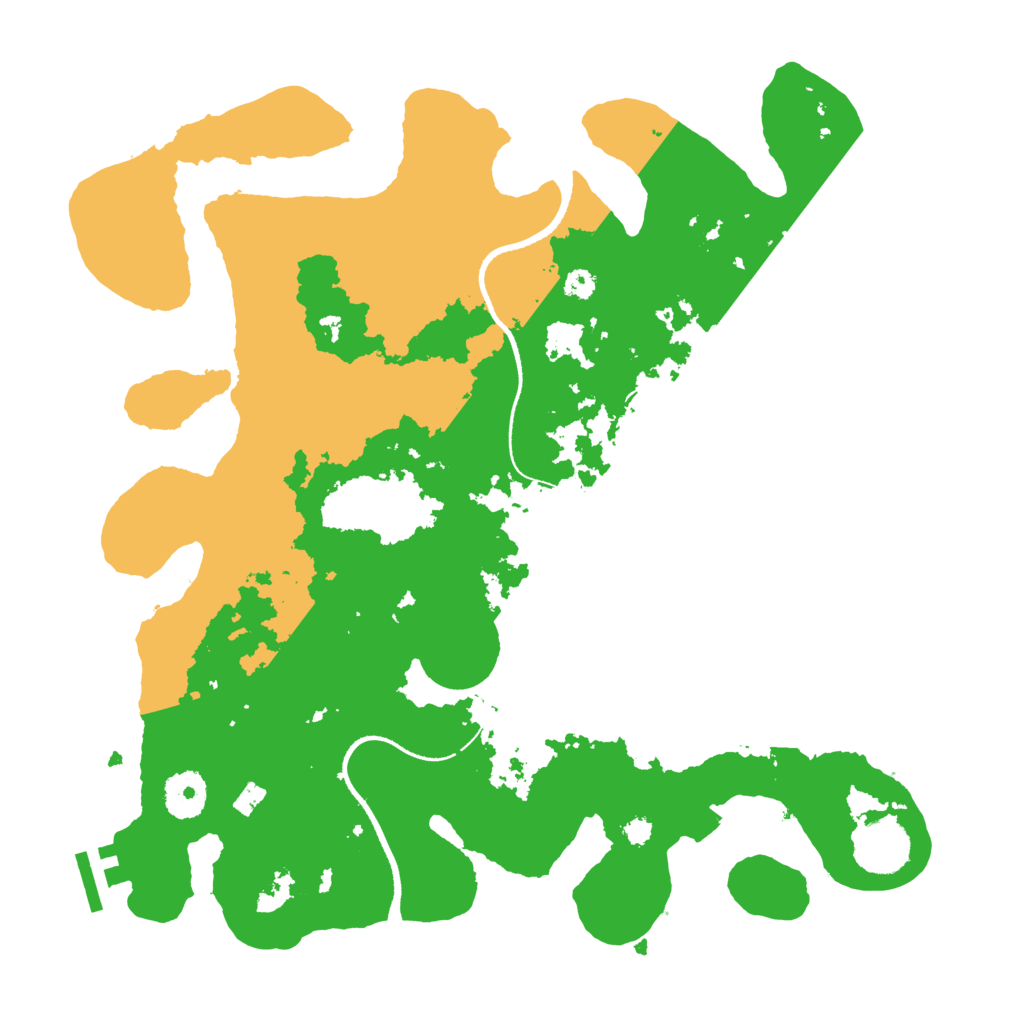 Biome Rust Map: Procedural Map, Size: 3400, Seed: 1466576129