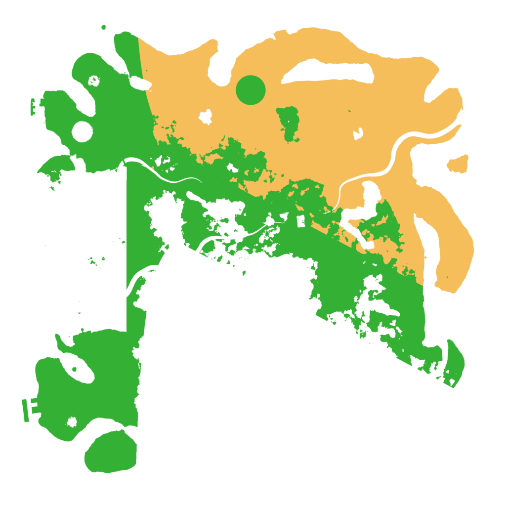 Biome Rust Map: Procedural Map, Size: 4500, Seed: 1960405061