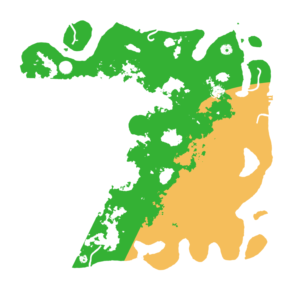 Biome Rust Map: Procedural Map, Size: 3900, Seed: 1581282980
