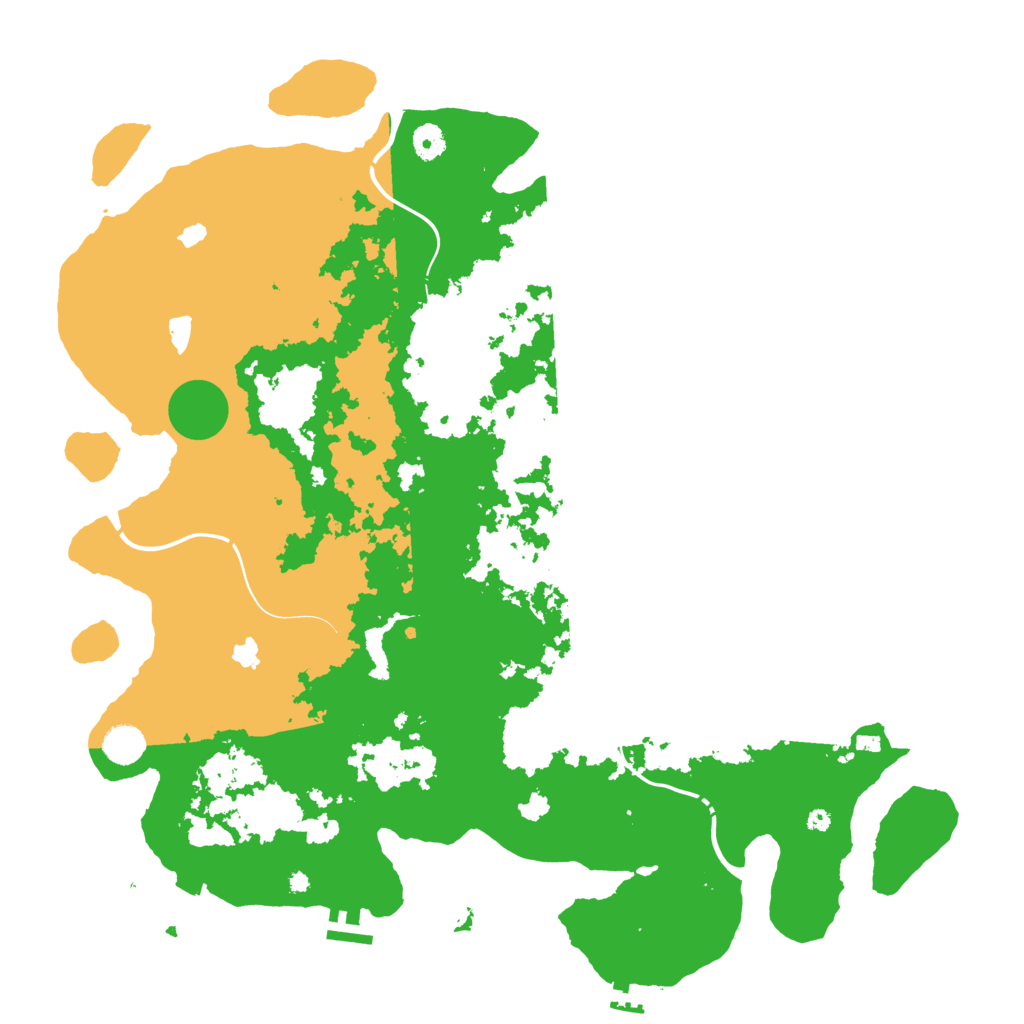 Biome Rust Map: Procedural Map, Size: 4500, Seed: 693268067
