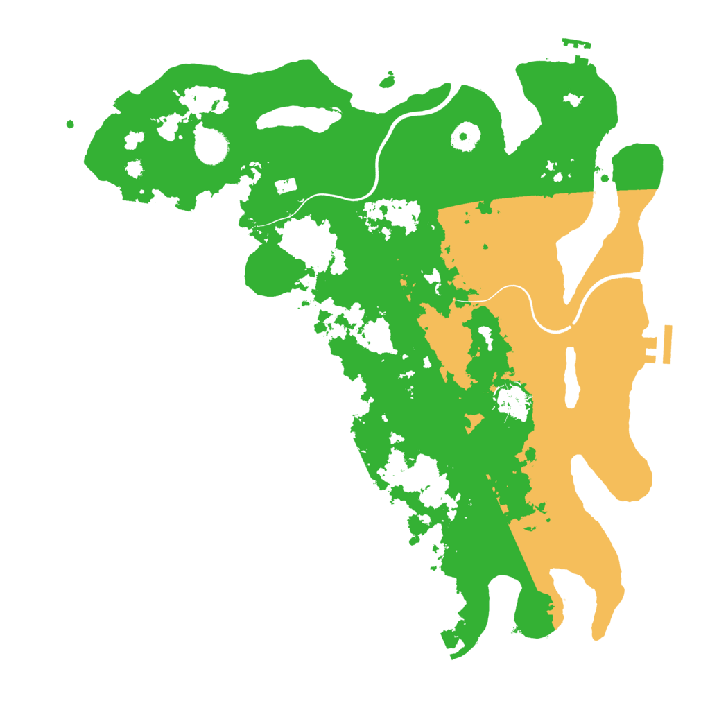 Biome Rust Map: Procedural Map, Size: 3700, Seed: 1759