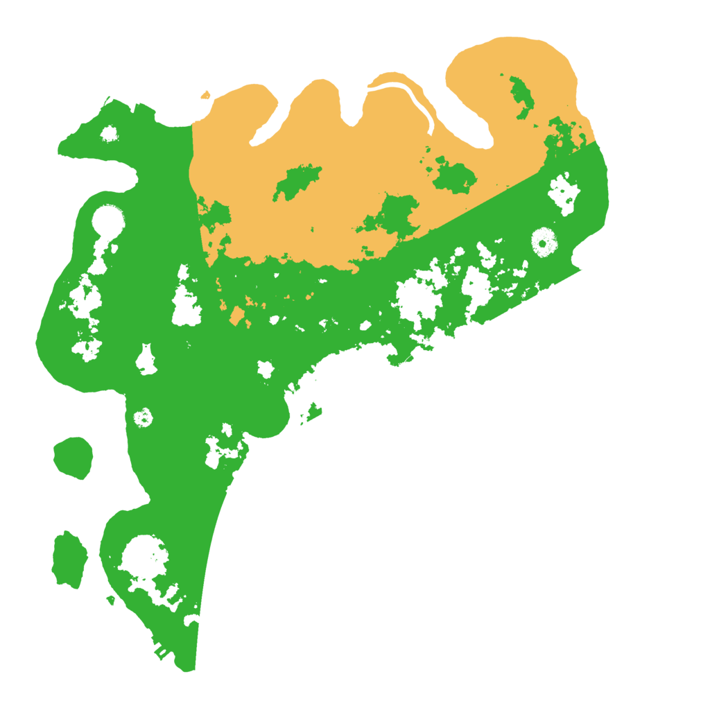 Biome Rust Map: Procedural Map, Size: 3900, Seed: 5645646