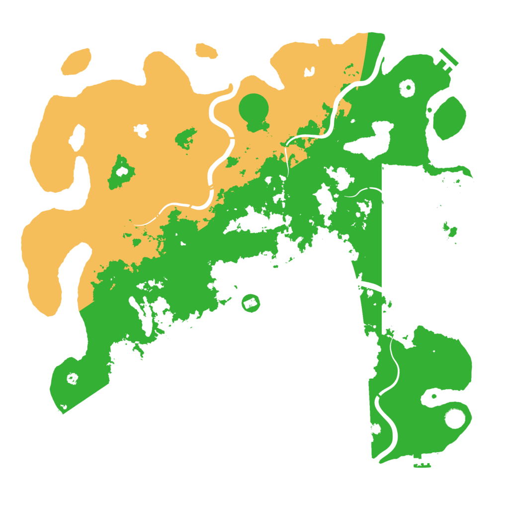 Biome Rust Map: Procedural Map, Size: 4500, Seed: 1196325171