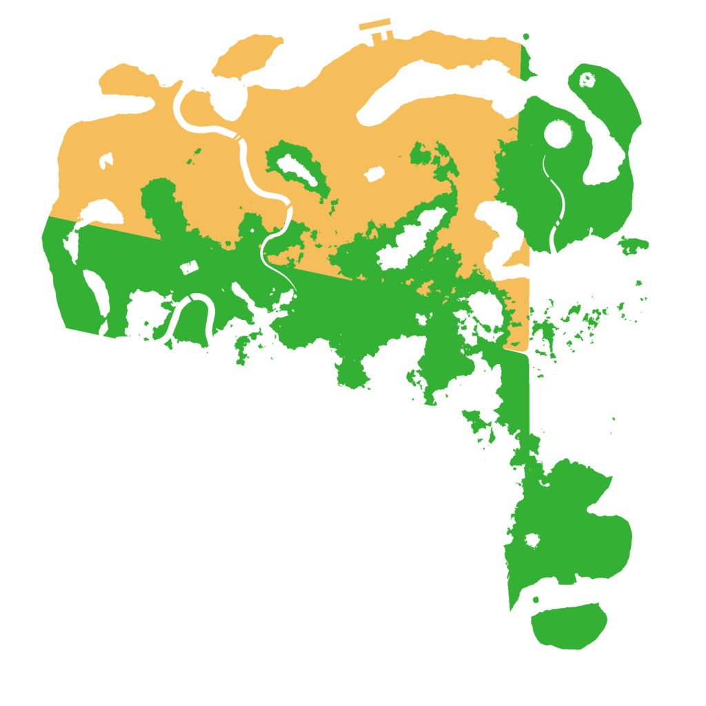 Biome Rust Map: Procedural Map, Size: 4500, Seed: 6506515
