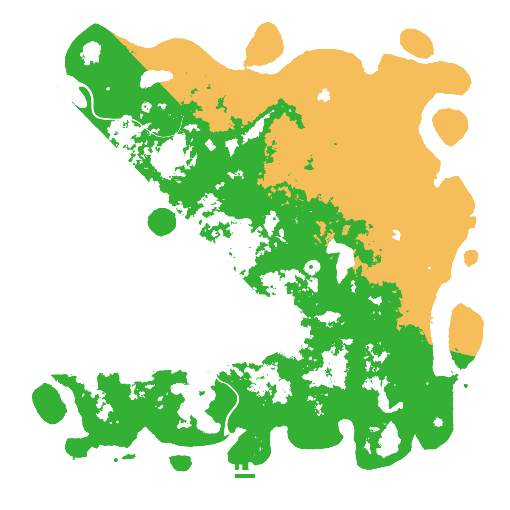Biome Rust Map: Procedural Map, Size: 5000, Seed: 631