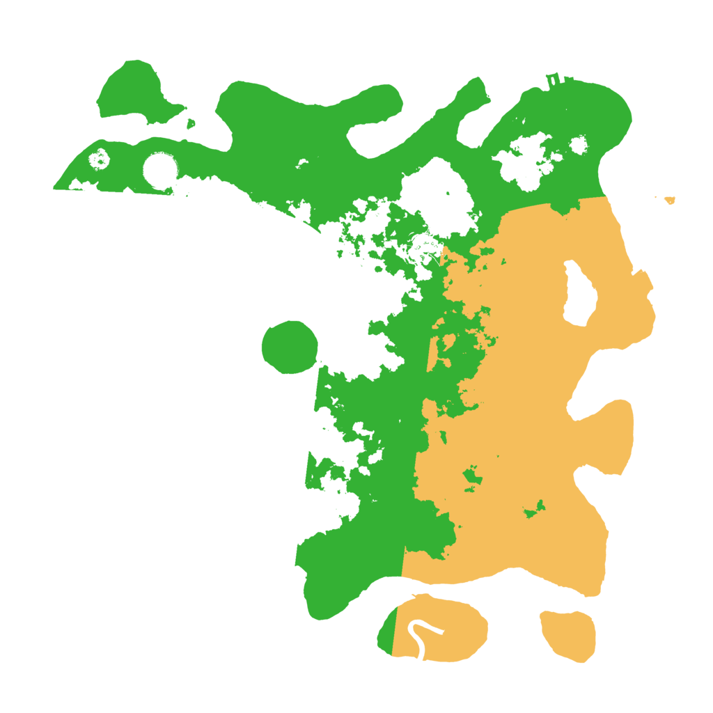 Biome Rust Map: Procedural Map, Size: 3600, Seed: 2006087009
