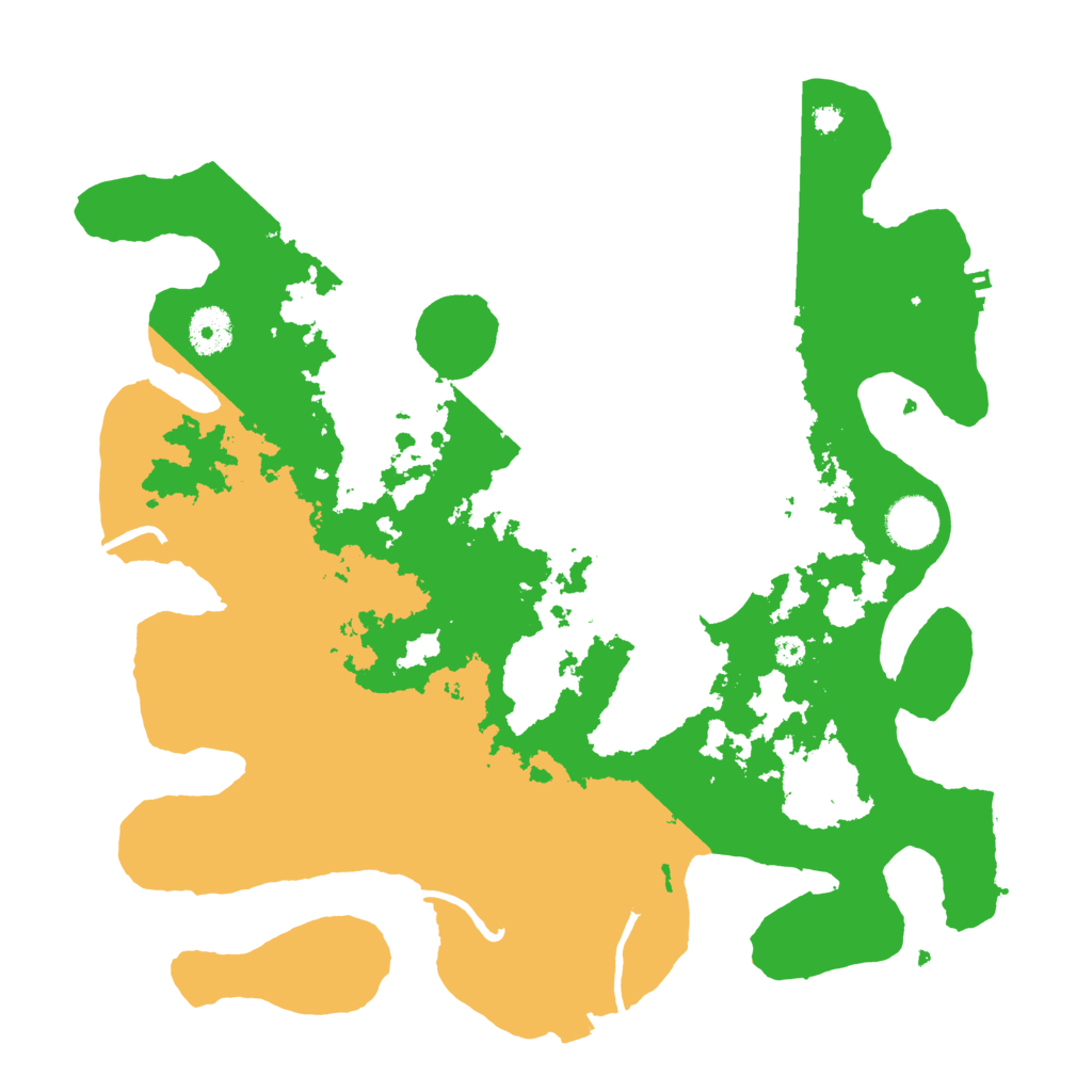 Biome Rust Map: Procedural Map, Size: 3600, Seed: 1802344