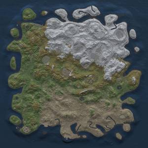 Thumbnail Rust Map: Procedural Map, Size: 4750, Seed: 975093727, 19 Monuments