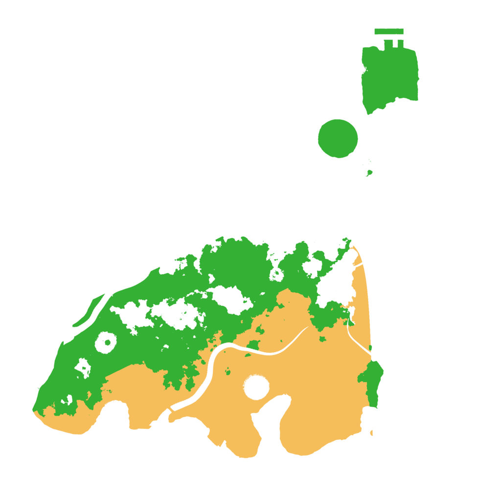 Biome Rust Map: Procedural Map, Size: 3500, Seed: 1572096088