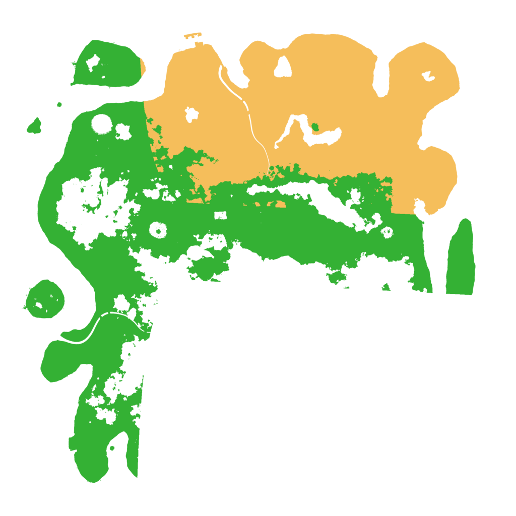 Biome Rust Map: Procedural Map, Size: 4500, Seed: 146526796