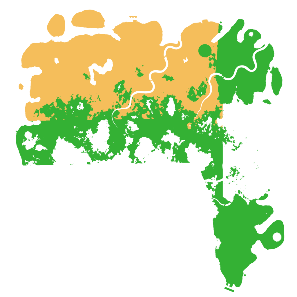 Biome Rust Map: Procedural Map, Size: 6000, Seed: 702362106