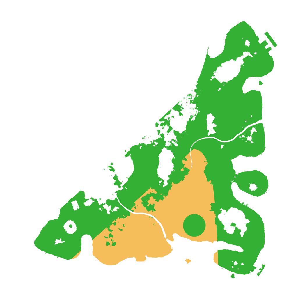 Biome Rust Map: Procedural Map, Size: 3500, Seed: 1110619193