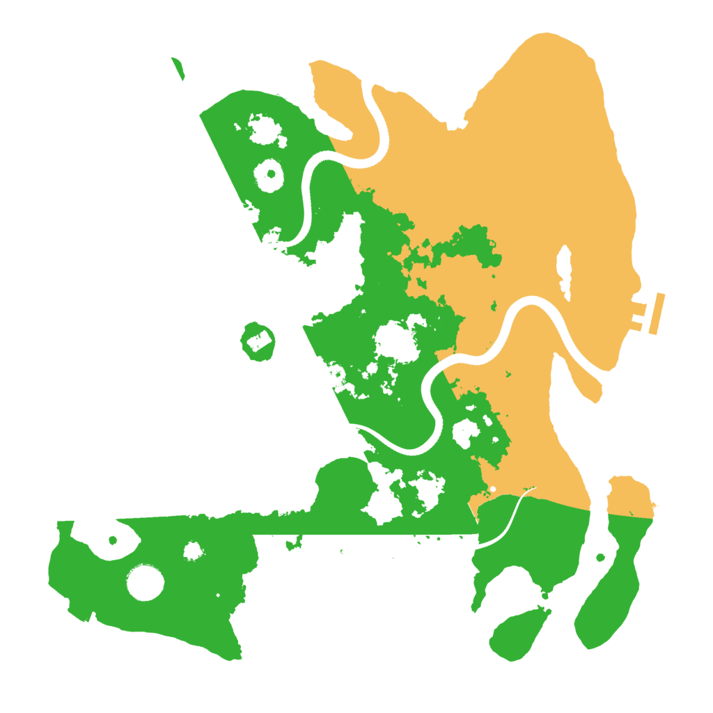 Biome Rust Map: Procedural Map, Size: 3450, Seed: 6802029