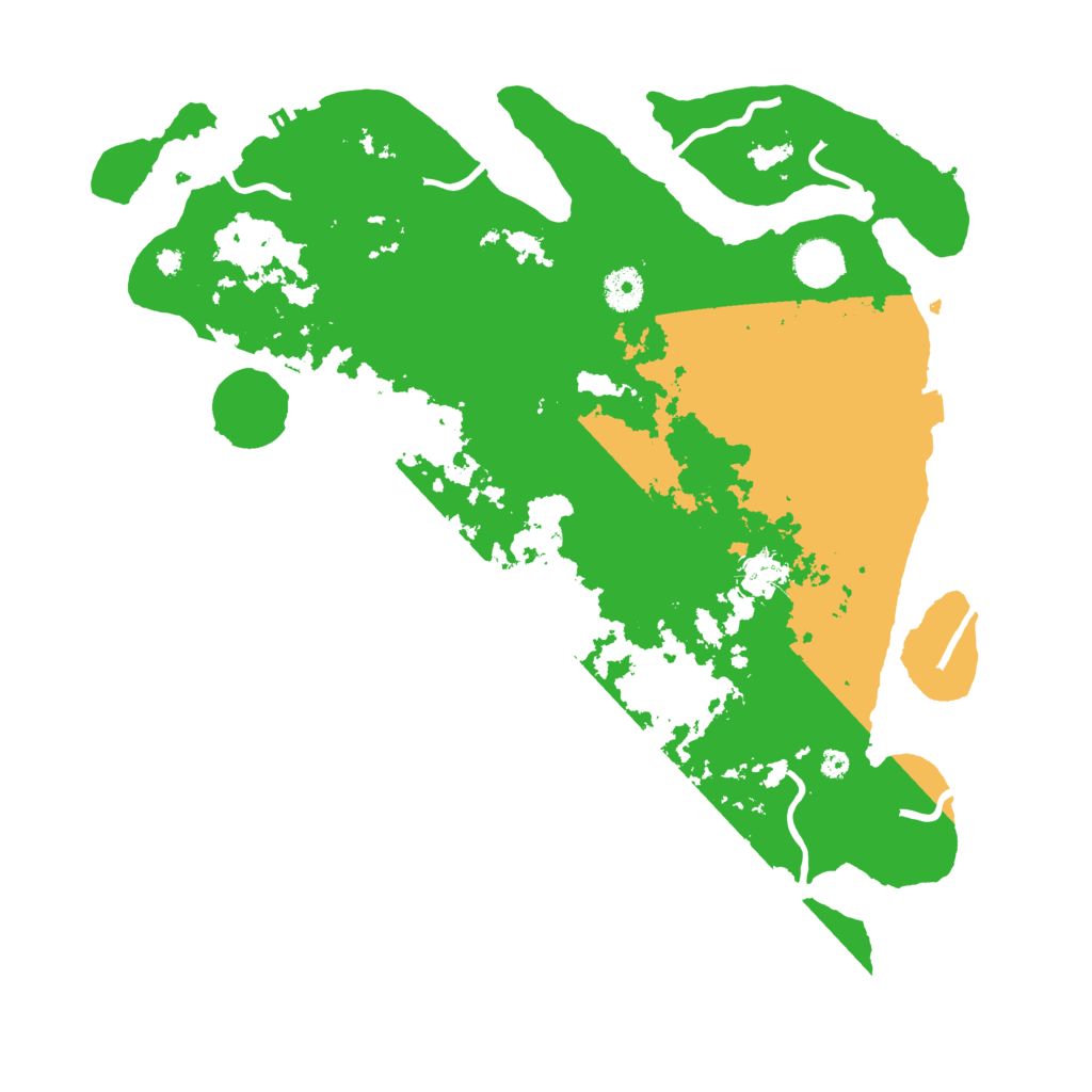 Biome Rust Map: Procedural Map, Size: 3900, Seed: 79546508